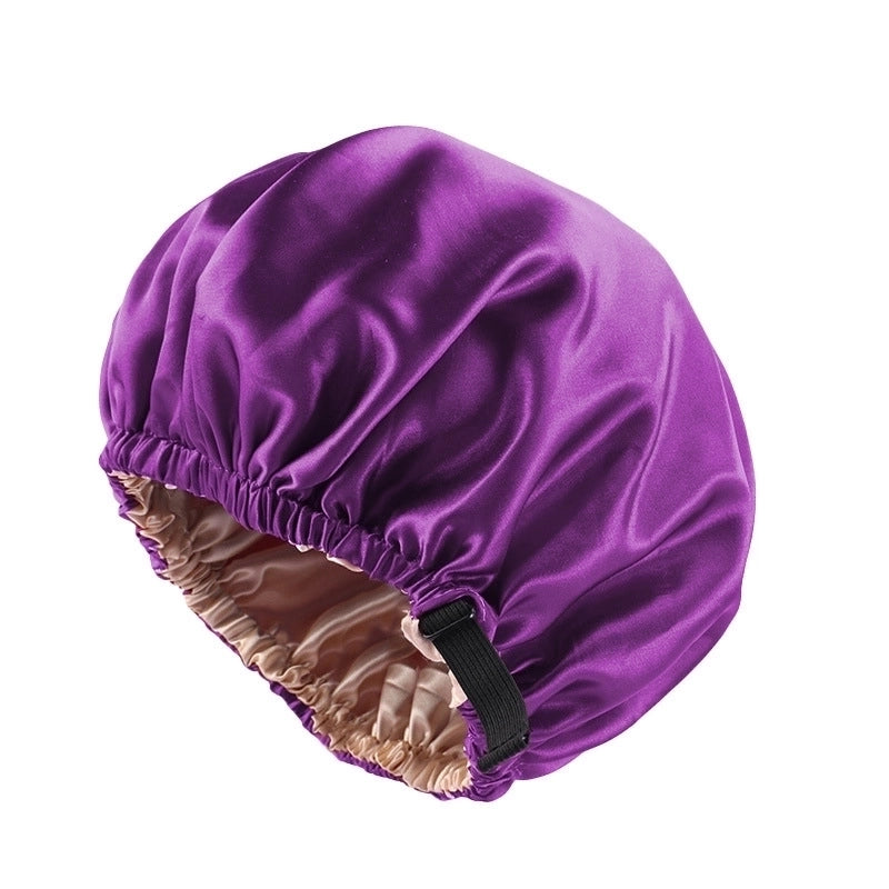 5 Pieces Women's Elegant Basic Minimalist Solid Color Eaveless Nightcap