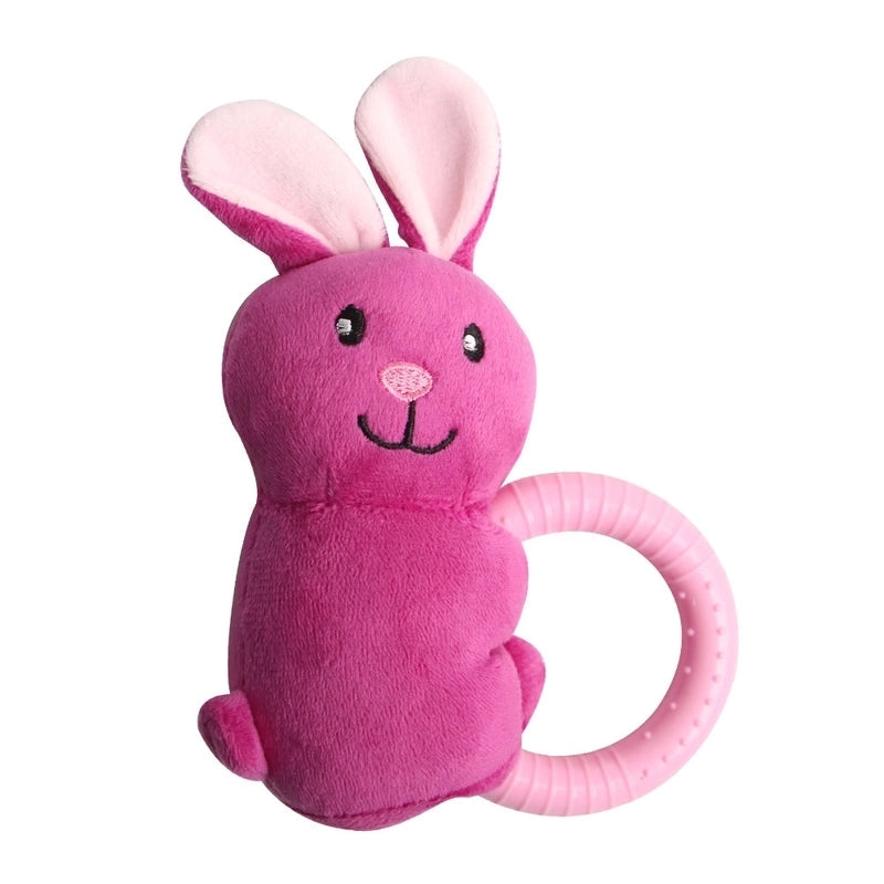 Cute Dog Teething Corduroy Sounding Plush Toy
