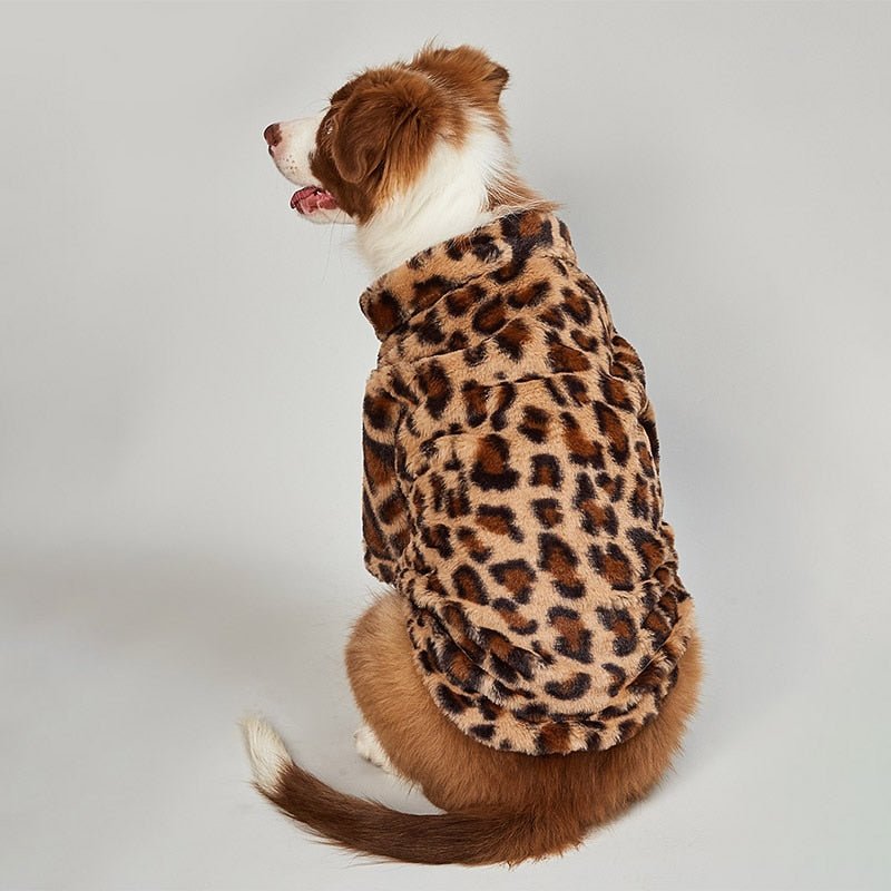 Up Leopard Dog Jacket