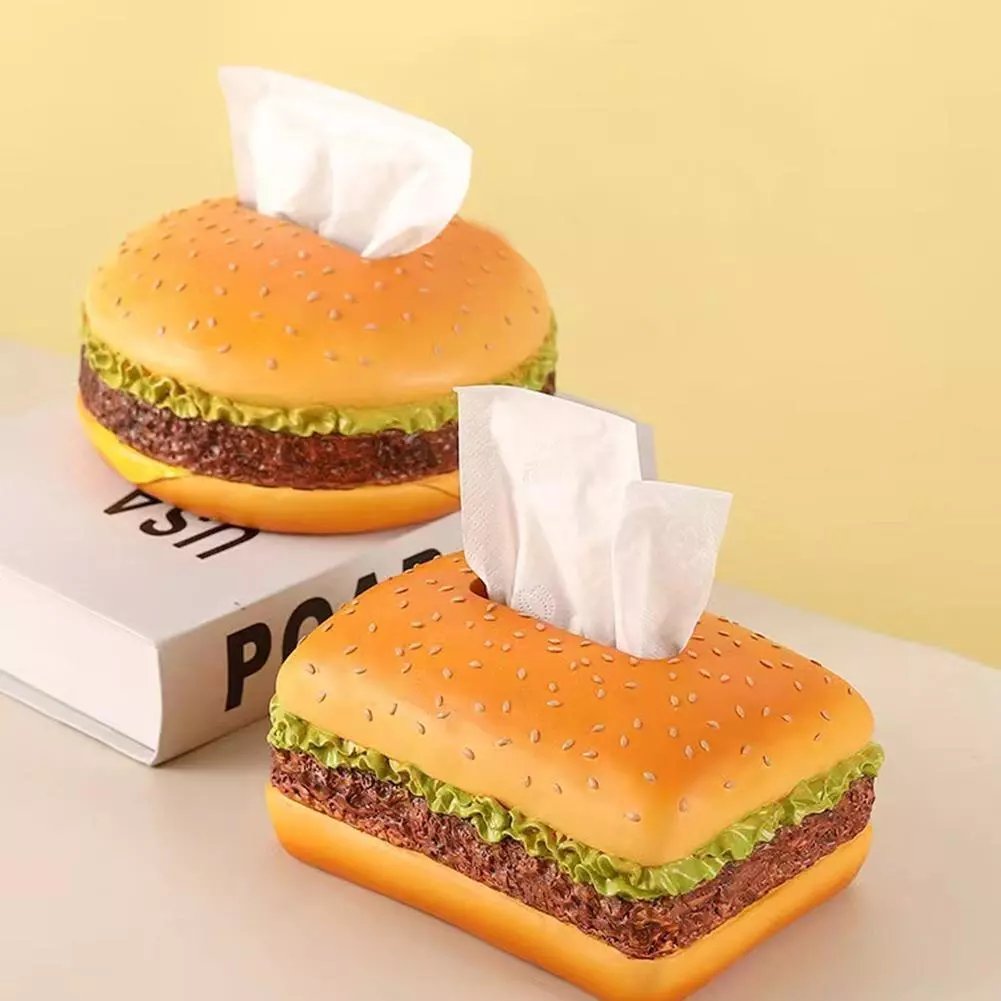 🔥Last Day Promotion - 49%OFF🔥Funny Hamburger Magnetic Tissue Box