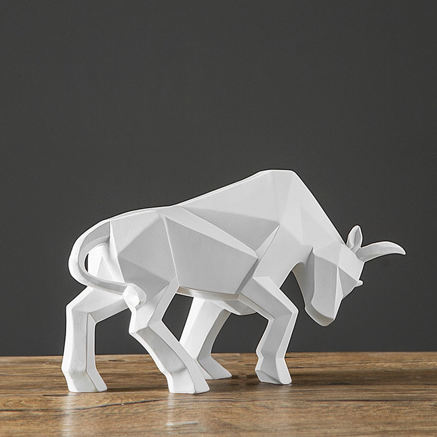 Nordic Bull Sculpture