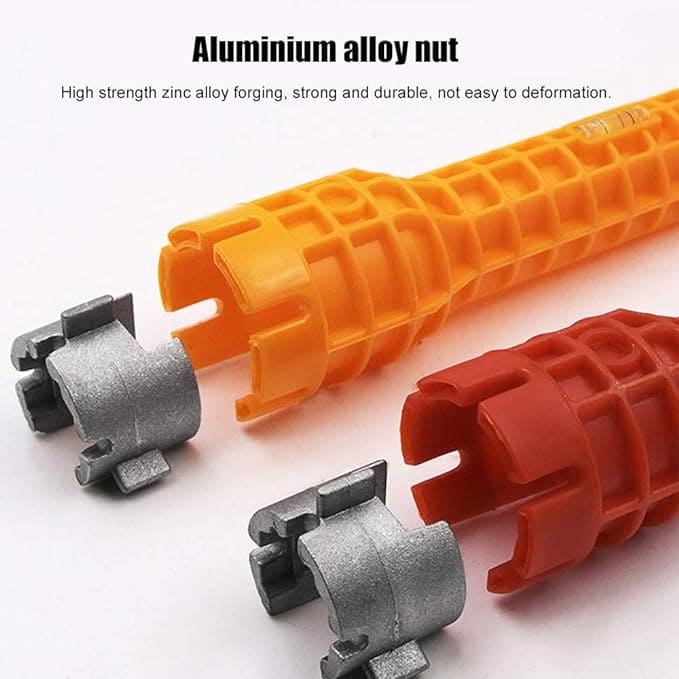 8 IN 1 MULTIFUNCTION FAUCET & SINK INSTALLER WRENCH PLUMBING TOOL