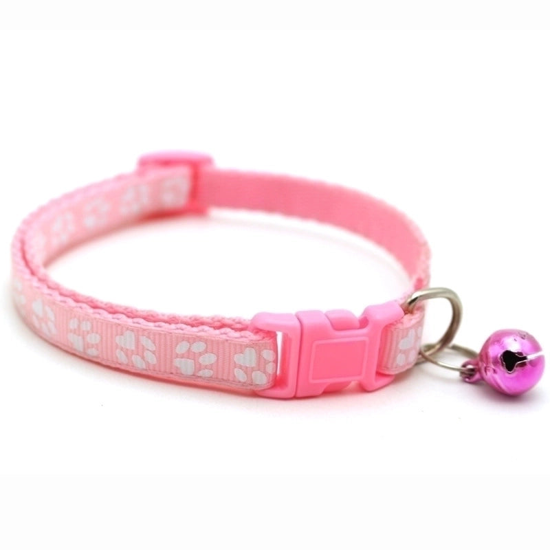 Casual Pp Solid Color Footprint Pet Collar