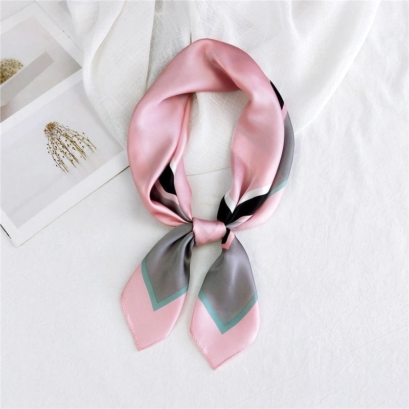Small Square Scarf Neck Protector Korean Suit Small Scarf