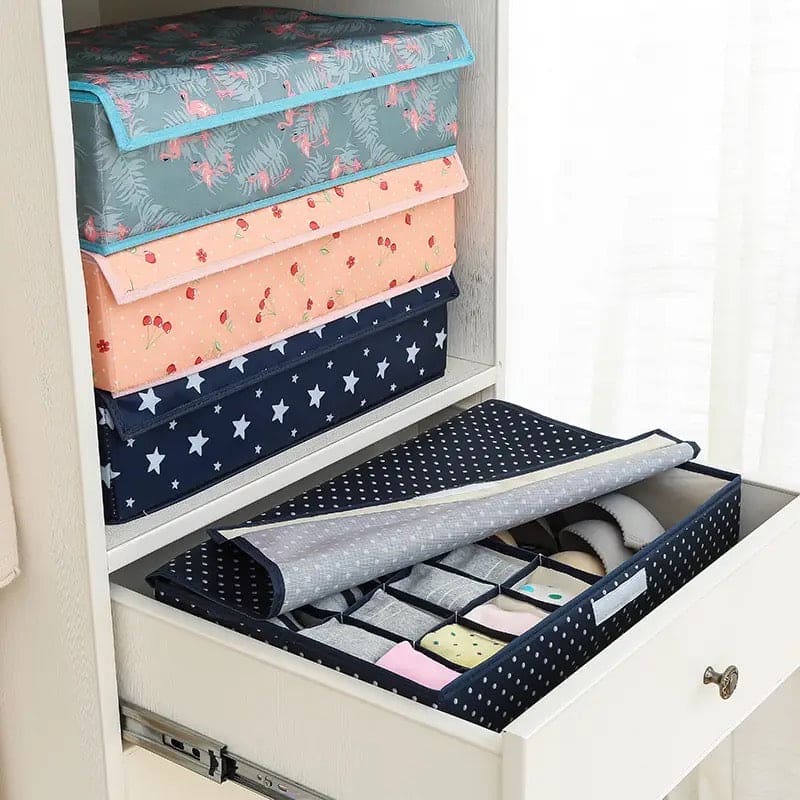 17 GRIDS GARMENT STORAGE ORGANIZER BOX