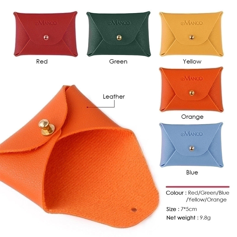 Pu Leather Red Green Blue Card Holders