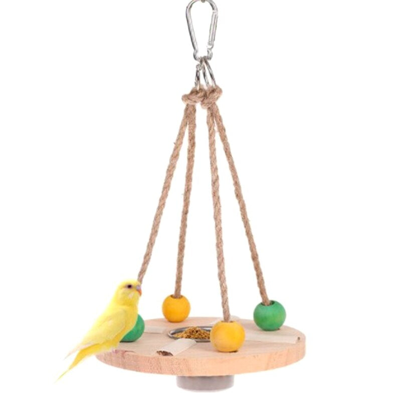 Birds Stainless Steel Hanging Bowl