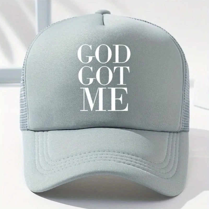 Unisex Casual Preppy Style Minimalist Letter Printing Wide Eaves Baseball Cap