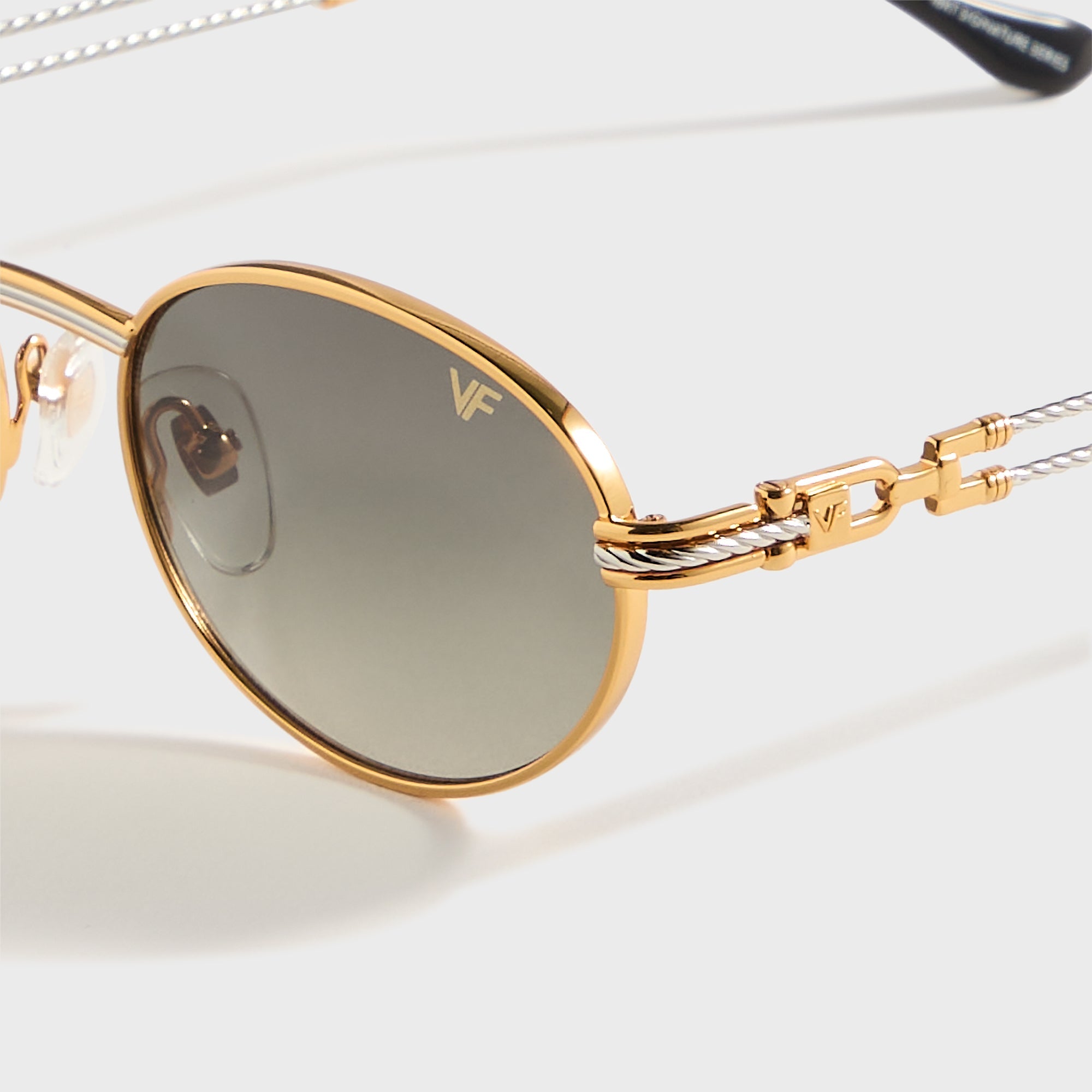 Vintage Frames Pac Double Rope Edition 18KT Two-Tone - Gold / Grey