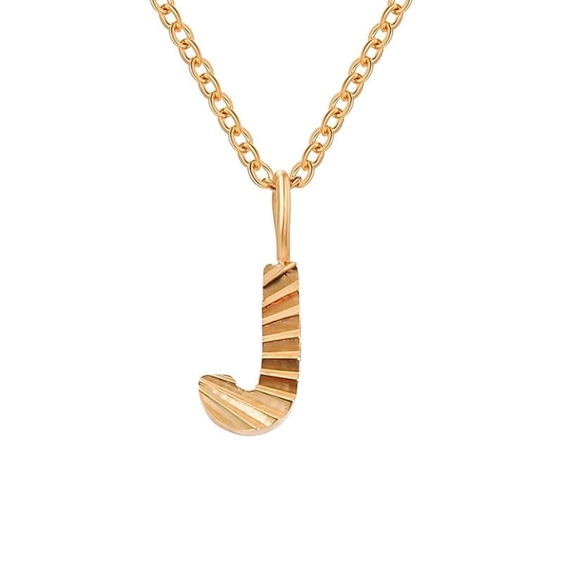 Minimalist Letter Stainless Steel Pendant Necklace In Bulk