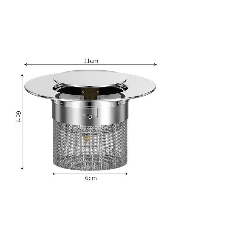 Kitchen Filter Drain Net Sink 304 Stainless Steel Filter Sink Garbage Artifact Sewer Drain Funnel