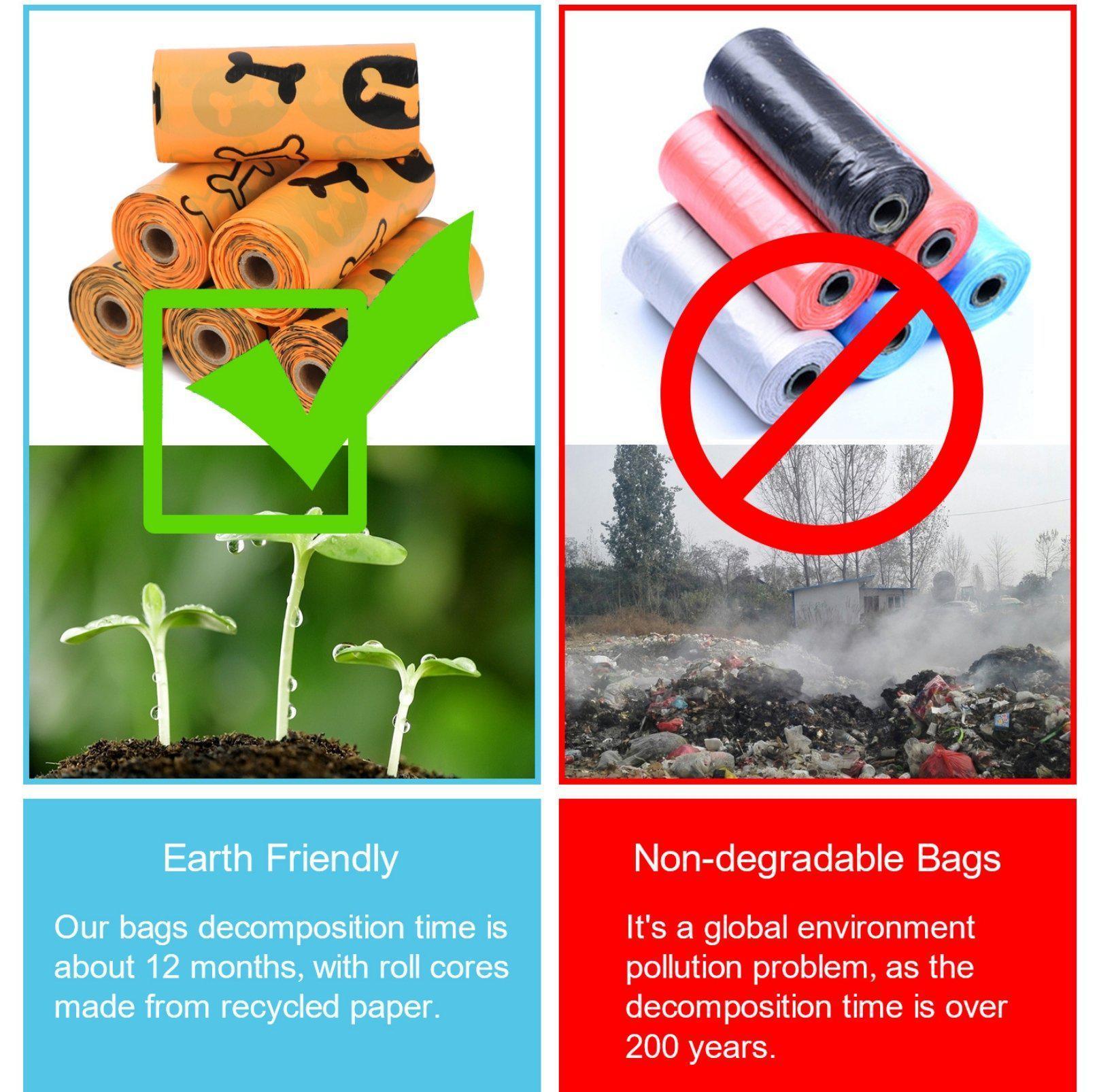 Pet Waste Bag (poop bag) 18 Rolls EPI Biodegradable