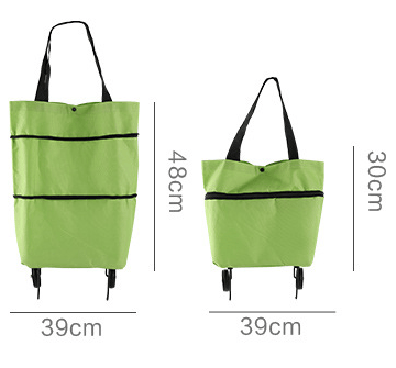 🎄Hot Sale🎁 - Foldable Shopping Trolley Tote Bag