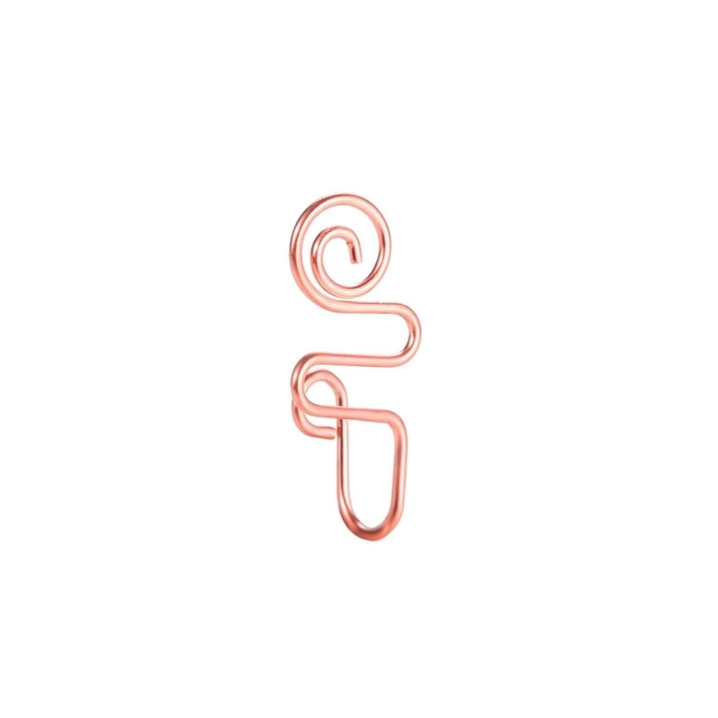 Fashion U Shape Stainless Steel Plating Nose Ring 1 Piece