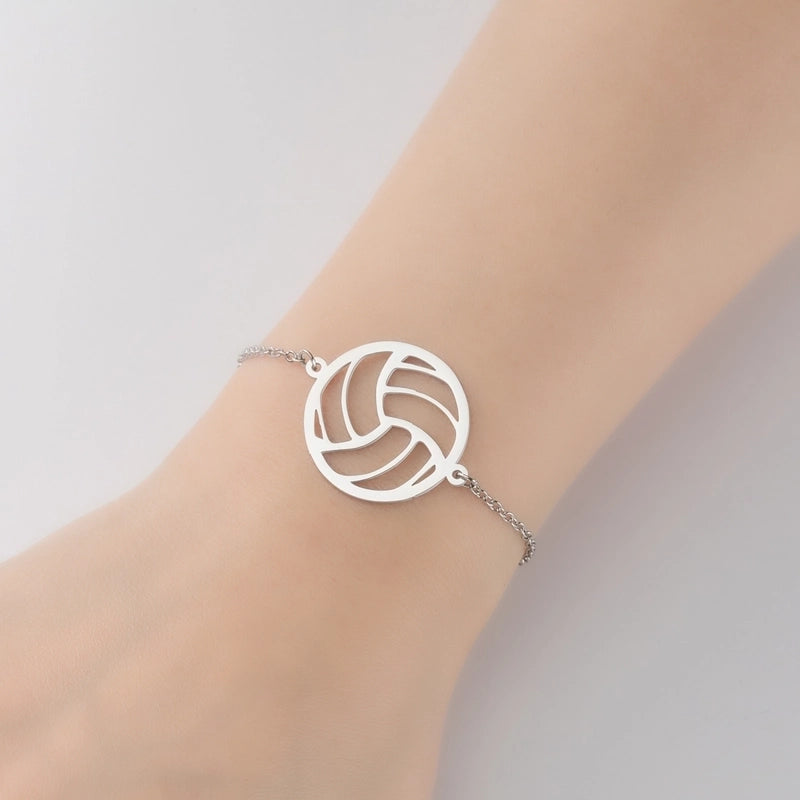 Minimalist Geometric Titanium Steel Bracelets Plating No Inlaid Stainless Steel Bracelets