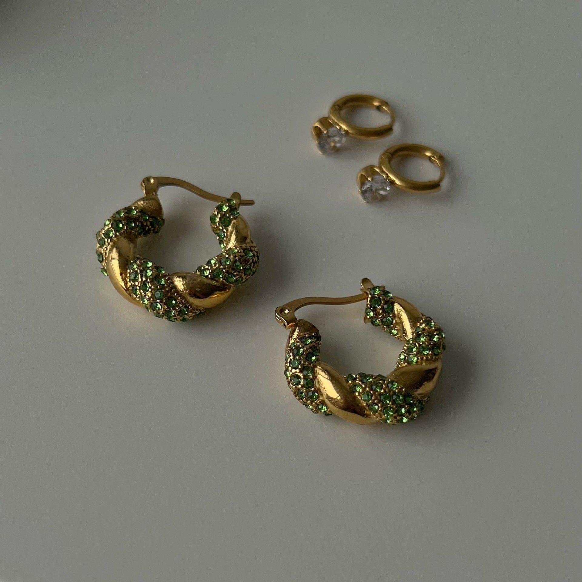 Stainless Steel Drop Earrings