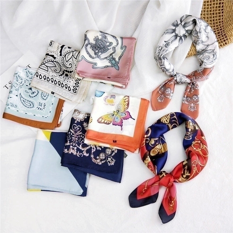 Fashion New 70 Small Square Scarf Silk Small Scarf