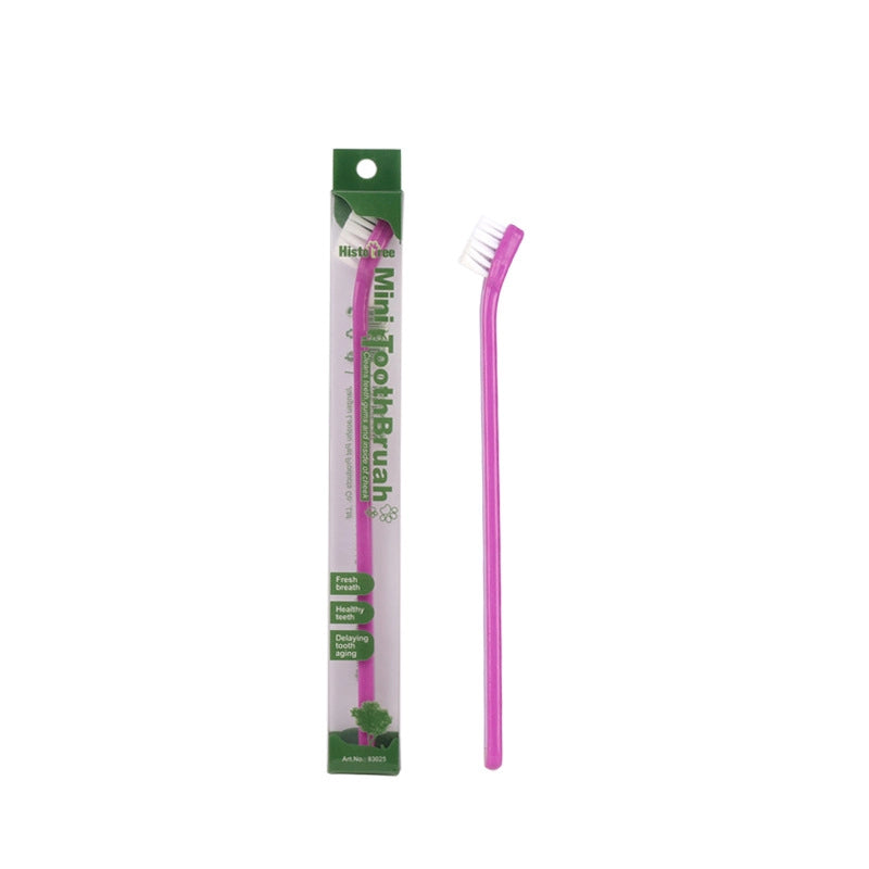 Pet Toothbrush Single Head Cat Toothbrush Cat Oral Cleaning Toothbrush Dog Care Dog Toothbrush Pet Supplies