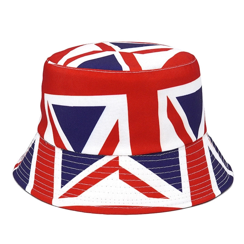 Unisex Basic Geometric Big Eaves Bucket Hat