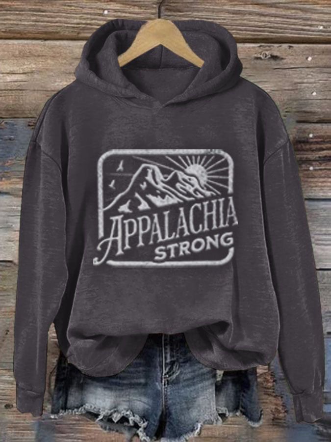 Women's Appalachia Strong Print Casual Sweatshirt