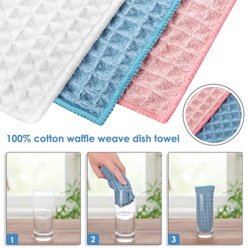 Waffle Weave Miracle Cleaning Cloths