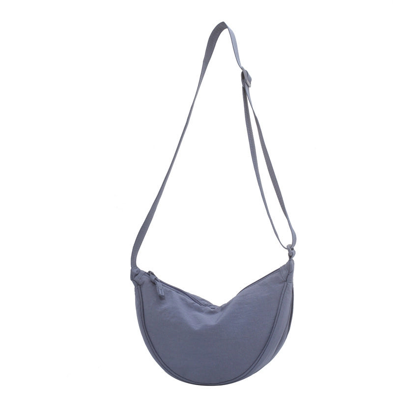 Women's Classic Style Solid Color Nylon Oxford Cloth Waist Bags