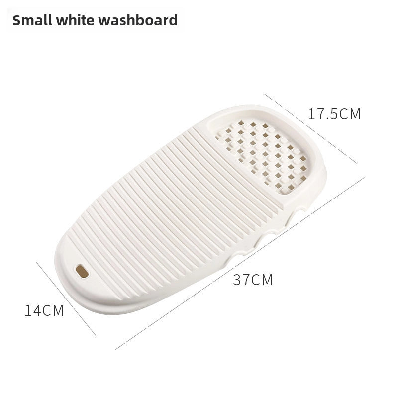 Laundry Board Dual-Use Nordic Style Large Household Thickened Plastic Soap Slot With Soap Holder Washing Clothes Mat Hand Rubbing Washing Board