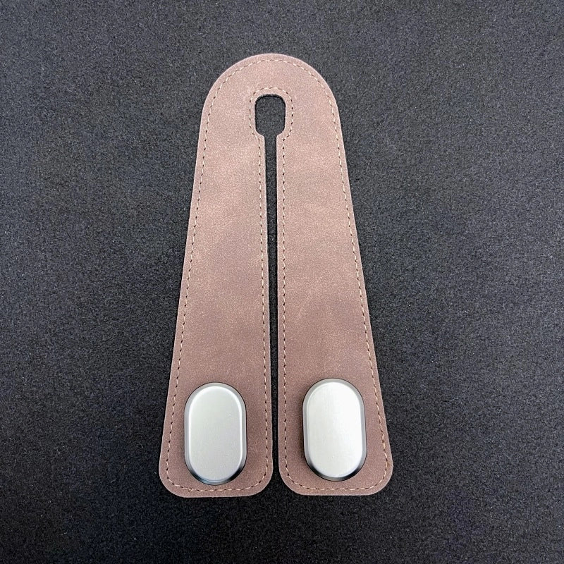 Car Hook Car Seat Back Upgrade Hidden Double Hook Suede Rear Car Bag Storage Hook