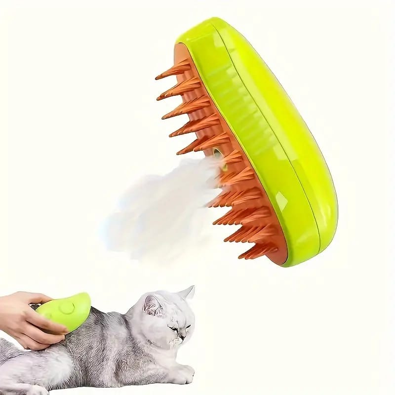 Steam Brush for Pets easy hair removal