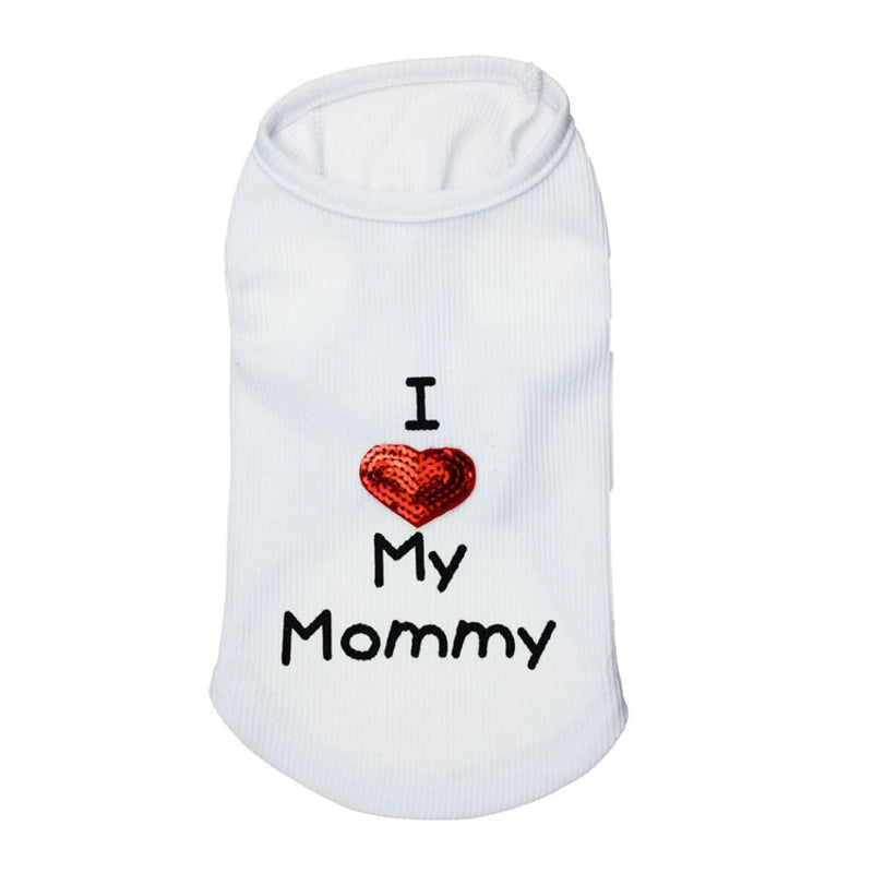 Casual Thread Letter Pet Clothing