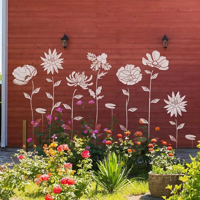 🏡Last Day 75% OFF -Blooming Flowers Stencil Kit🌻DIY Decoration