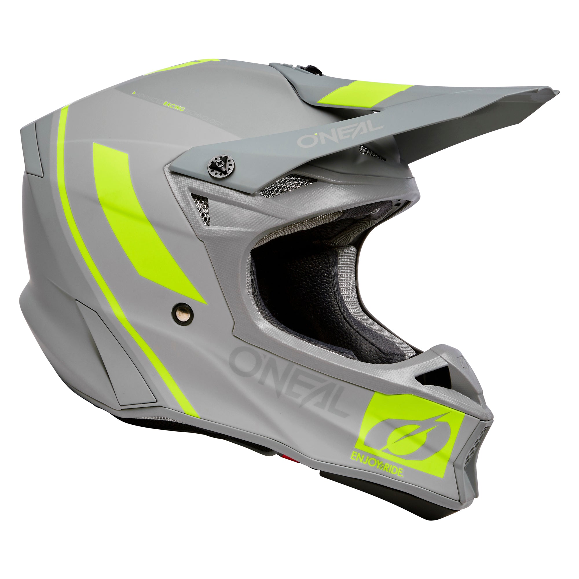 10 SRS Flow V.23 Helmet Gray/Neon