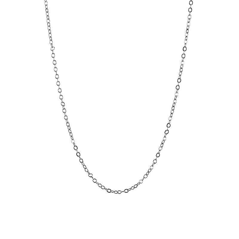 Women Minimalist Metal Heart Silver Electroplating Necklaces