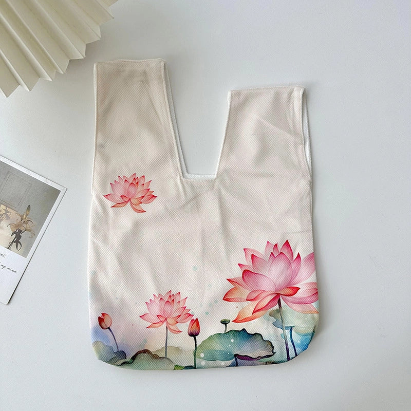 Women's Medium Polyester Color Block Streetwear Square Open Handbag