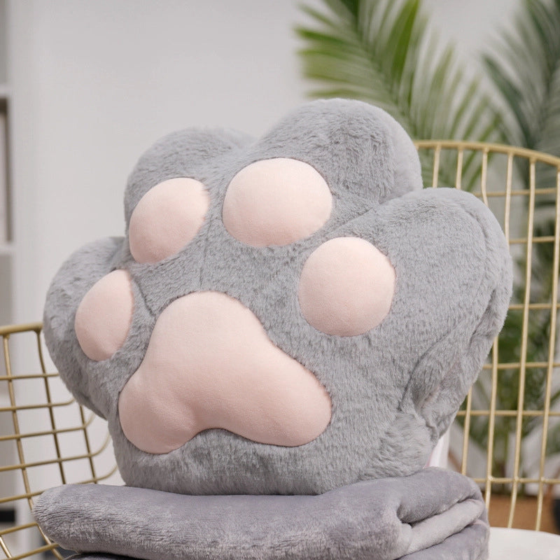 Cat's Claw Car Pillow Quilt Dual-purpose Office Nap Artifact Pillow Air Conditioning Blanket Three-in-One Lunch Break Pillow