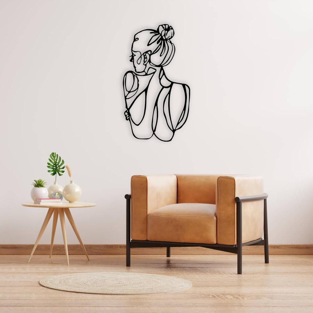 Woman Metal Wall Art