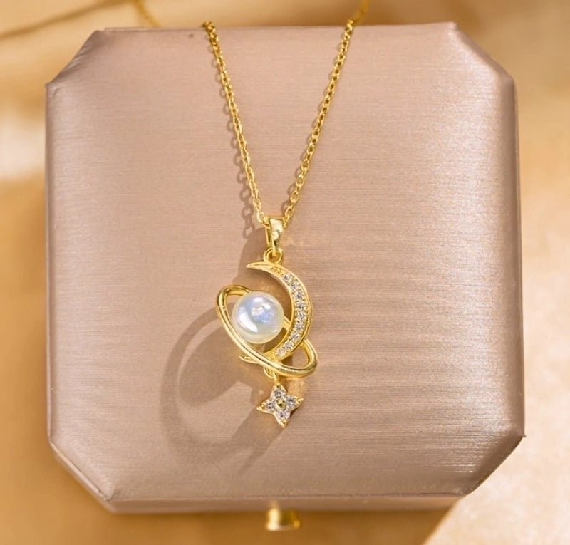 Elegant Minimalist Heart Shape 304 Stainless Steel Copper 18K Gold Plated Hollow Out Pendant Necklace