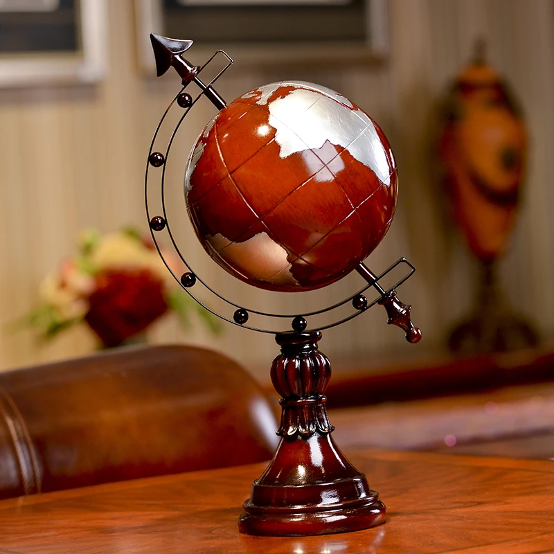 Retro hot home furnishings Globe-shaped household furnishings high quality desk furnishings