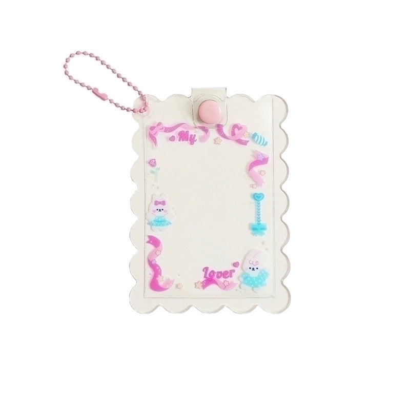 Women's Cartoon Pvc Flip Cover Card Holders