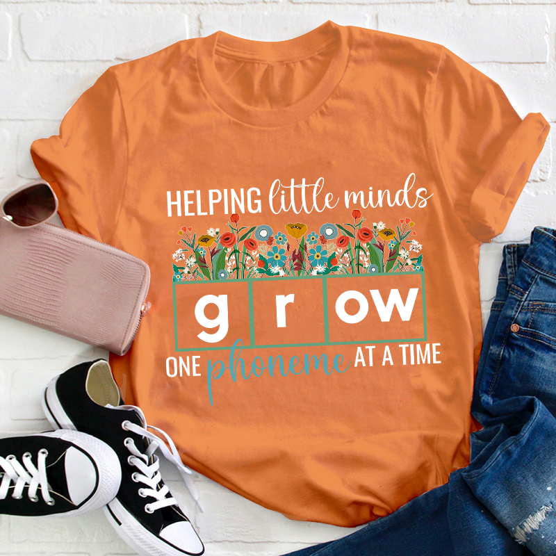 Help Little Minds Grow Teacher T-Shirt