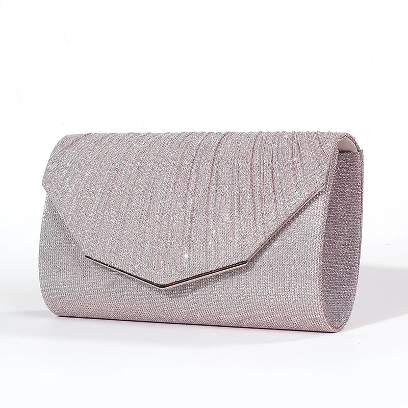 Women's Pu Leather Solid Color Elegant Lock Clasp Evening Bag