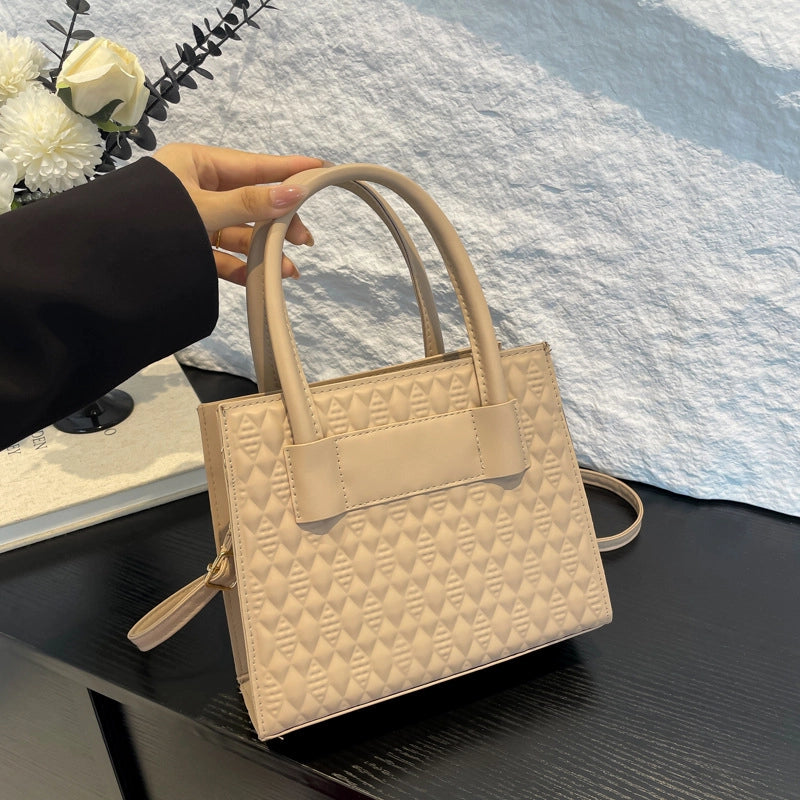 Casual Bag For Women 2024 New Minority Simple Diamond Quilted Handbag Fashion Popular Shoulder Crossbody Small Square Bag