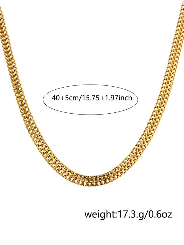 Minimalist Classic Style Solid Color 304 Stainless Steel Stainless Steel Necklaces
