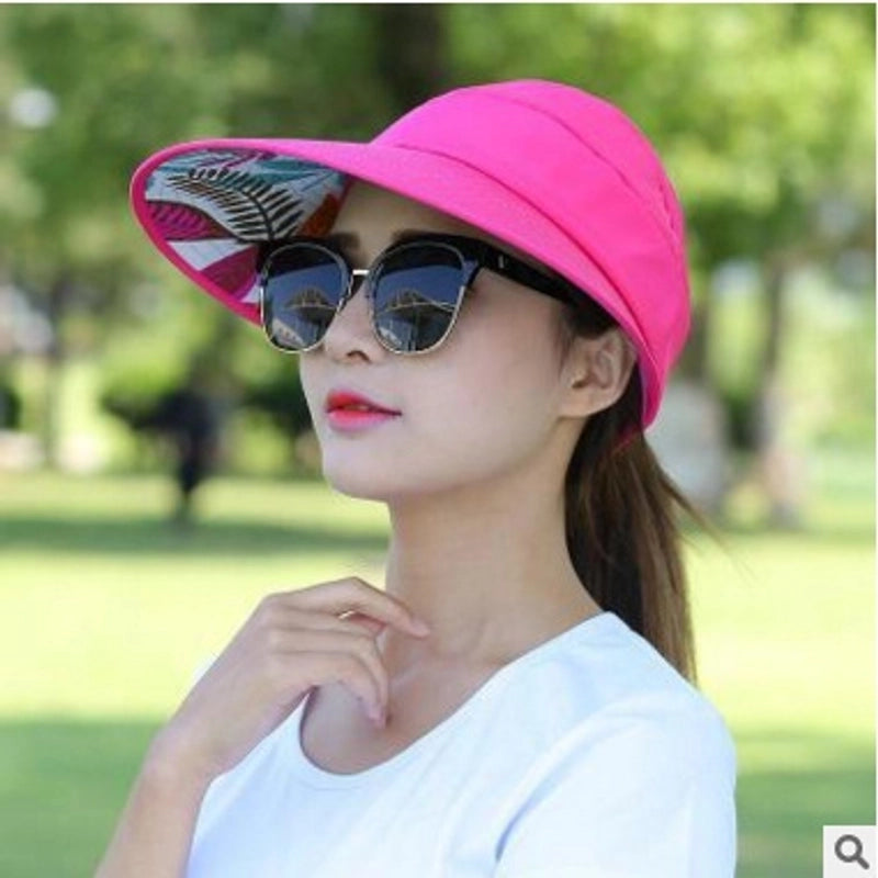 Women's Elegant Basic Minimalist Flower Big Eaves Sun Hat