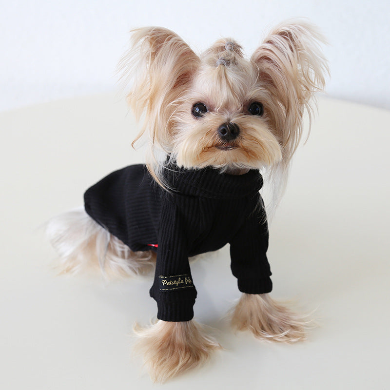 Solid Color Soft Knit Dog Cat Vest/T-shirt