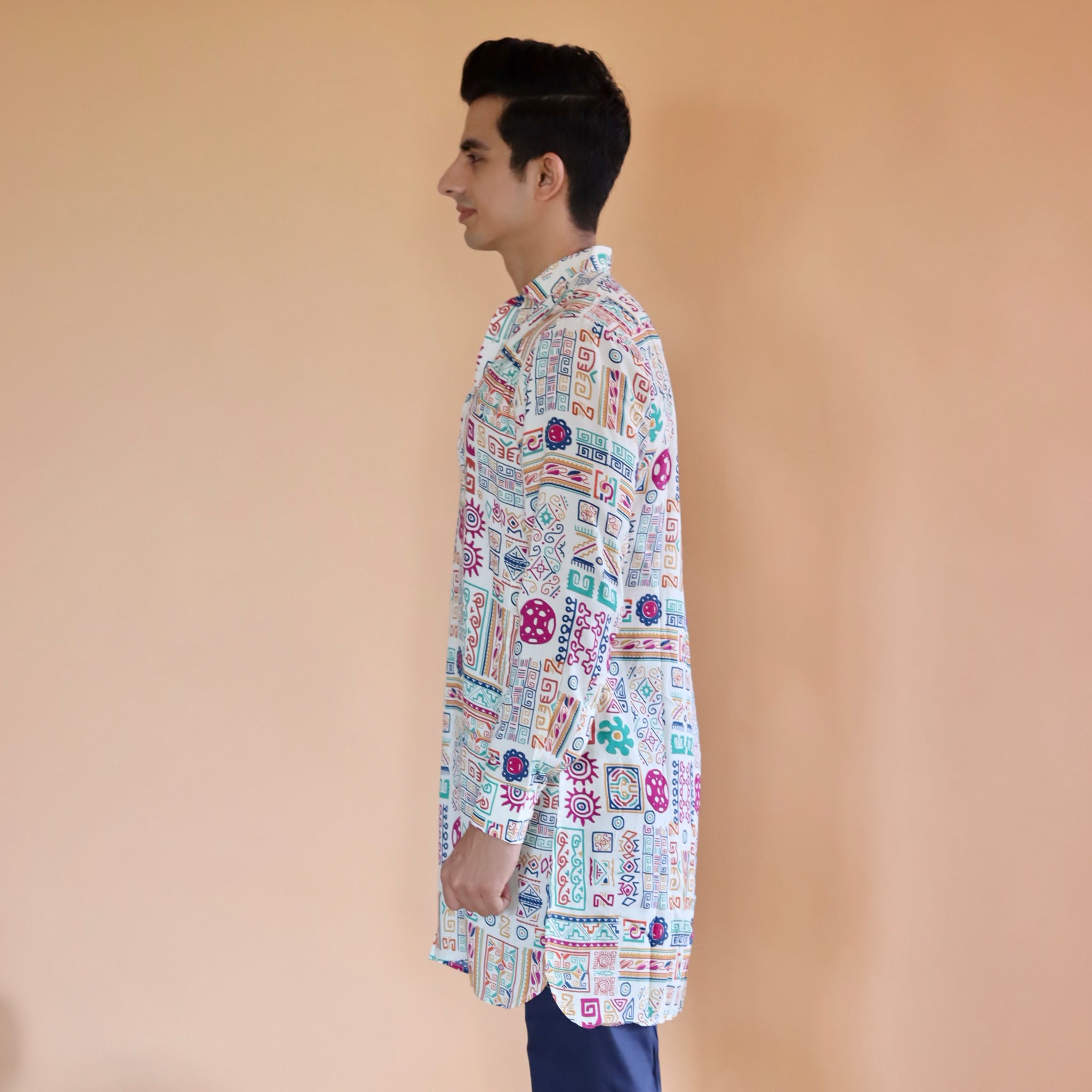 White Kai  Ganganagery Kurta