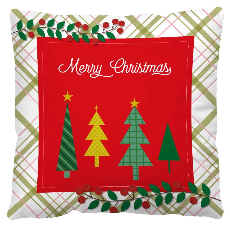 Christmas  Classic Style Christmas Tree Letter Snowman  Pillow Cases Couch & Sofa Decor