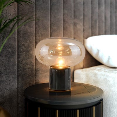 Eino | Marble Base Glass Table Lamp