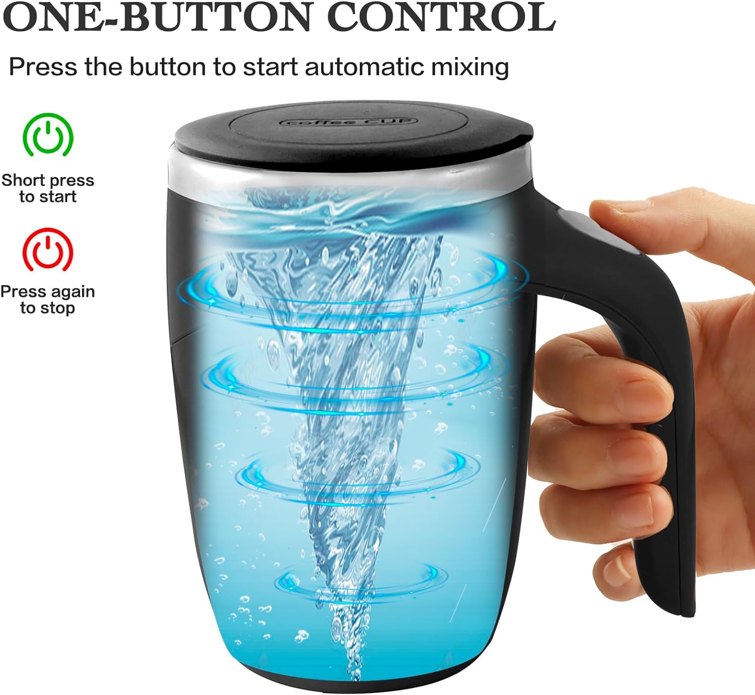 Automatic Magnetic Stirring Coffee Mug