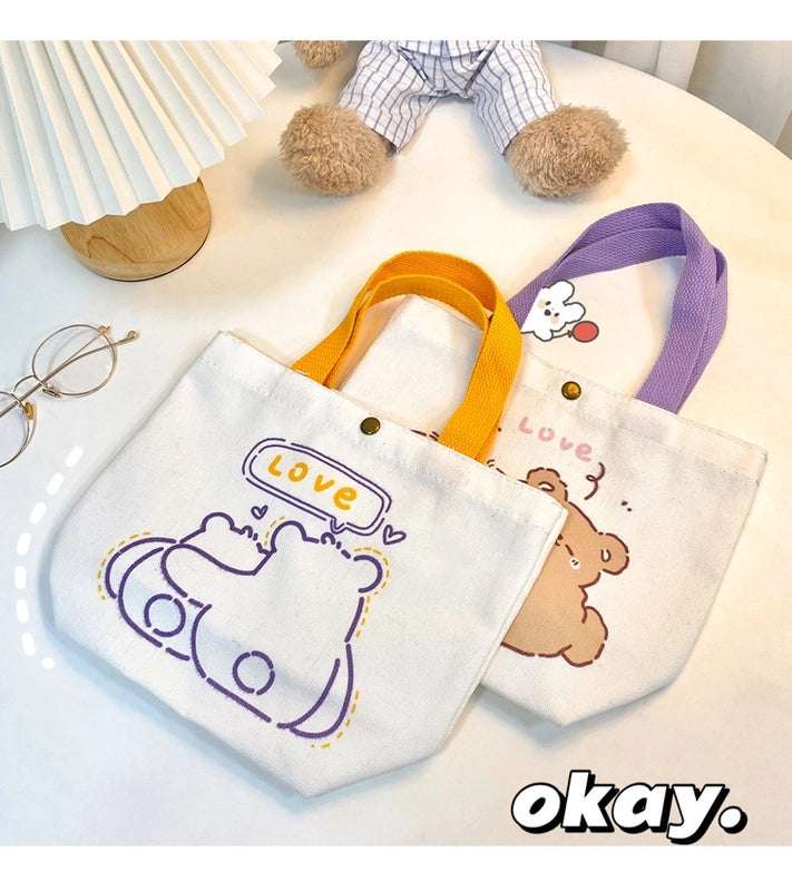 Women's Cartoon Letter Fashion Handbag
